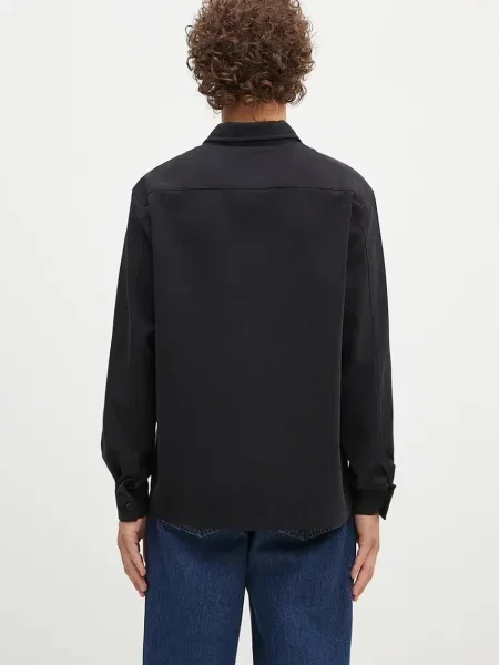 Шерстяная рубашка Norse Projects черная