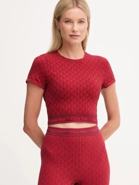Calvin Klein Underwear t-shirt lounge bordowy