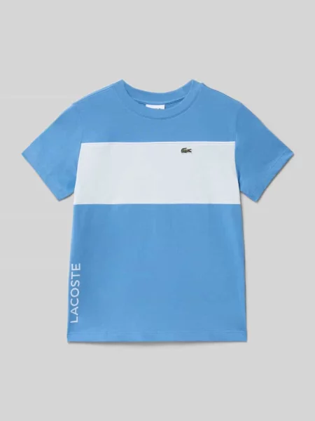 T-shirt o kroju regular fit z czystej bawełny Model COLORBLOCK TEE' Lacoste