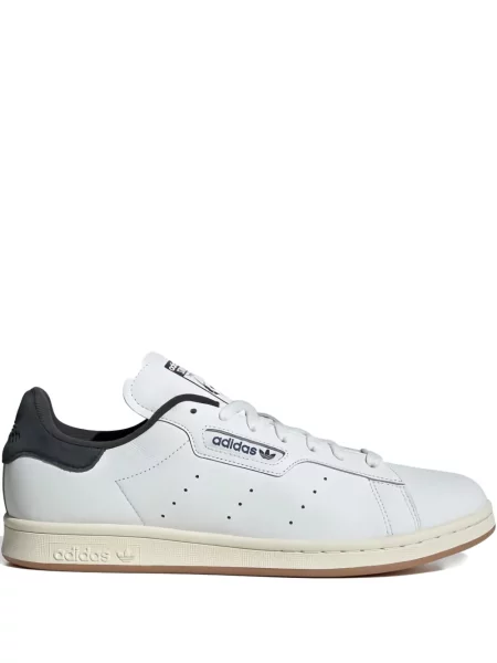 Sneakerși Adidas Stan Smith cu șireturi din dantelă albastru