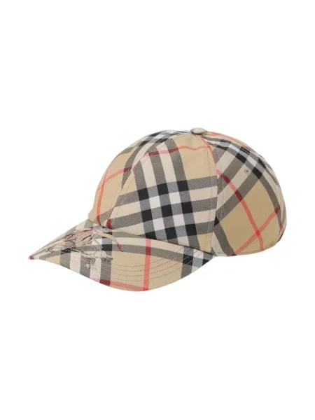 Czapka z daszkiem Burberry z logo beżowa