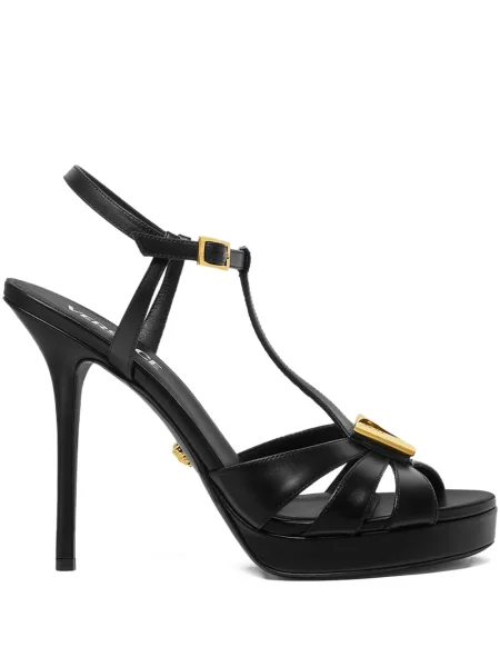 Sandale Versace cu platformă negru