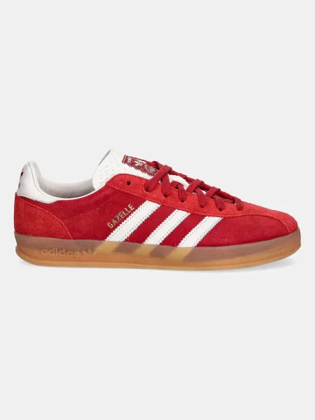 Adidas Originals sneakersy zamszowe Gazelle Indoor PRO czerwony białe