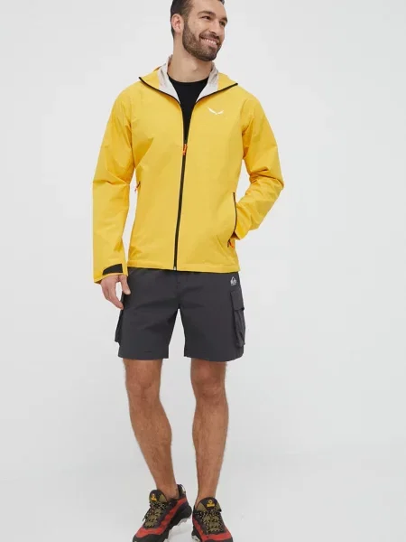 Salewa μπουφάν πεζοπορίας Ανδρικό Puez PTX κίτρινο