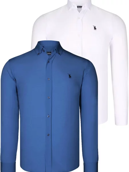 Риза Dewberry синьо