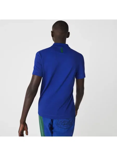 Поло Lacoste синее