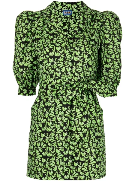 Rochie Lhd cu imagine de costum verde