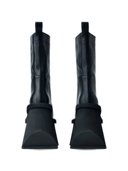 Botine Rick Owens cu platformă negru