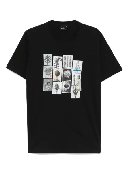 Grafic tricou Ps Paul Smith cu imagine negru