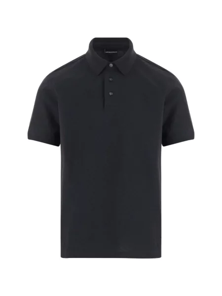 Tricou polo Emporio Armani negru