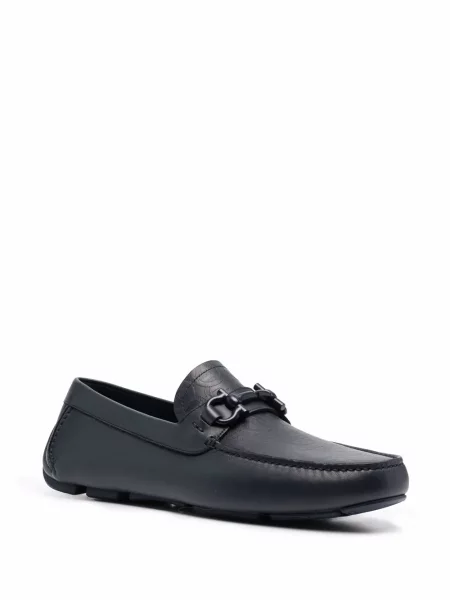 Pantofi loafer Ferragamo din piele albastru