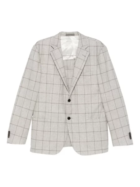 Geacă Corneliani în carouri gri