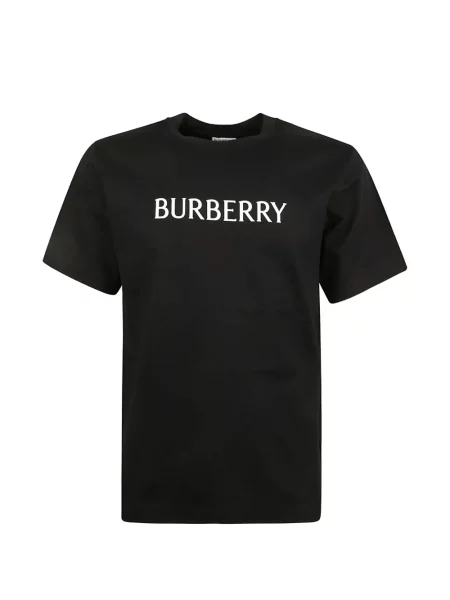 Tricou Burberry cu autograf negru