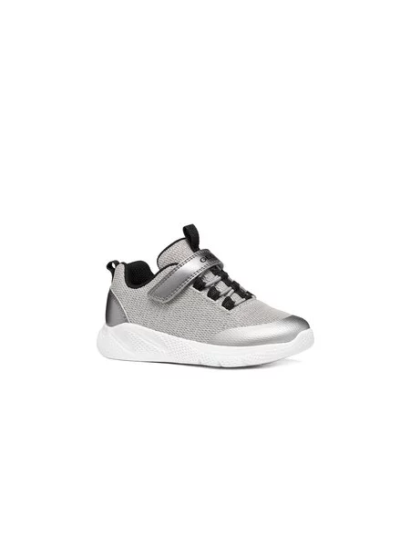 Sneakersy Geox J Sprintye Girl M Strieborná