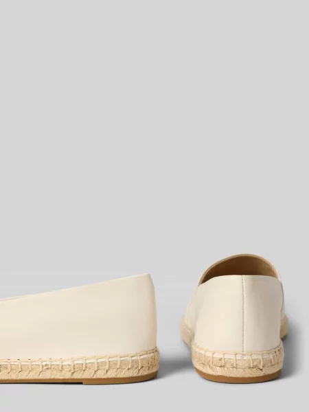 Espadryle z detal z logo model CAMERYN LG 2' Lauren Ralph Lauren białe