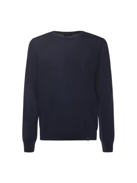 Sweter Fay wełniany niebieski