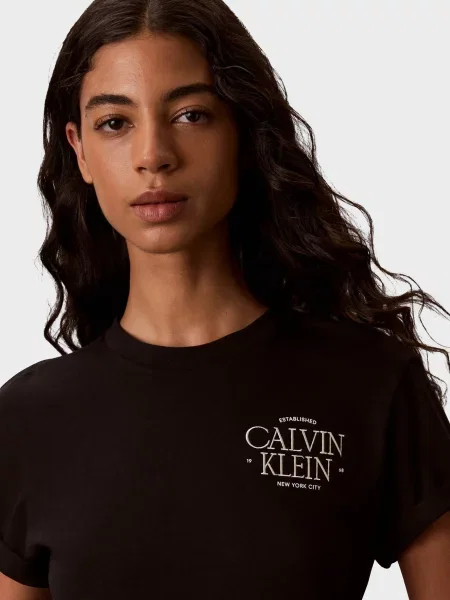 Класична футболка Calvin Klein Jeans чорна