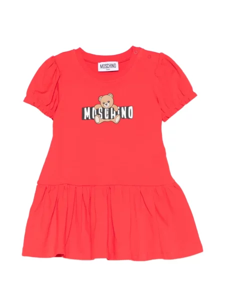 Sukienka dziecięca Moschino czerwona