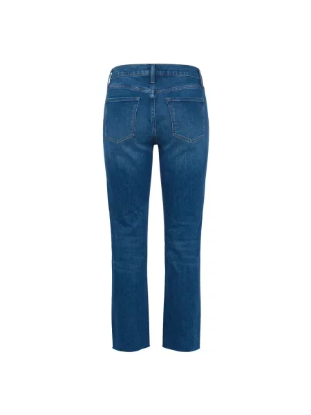 Jeansy straight leg Frame niebieskie