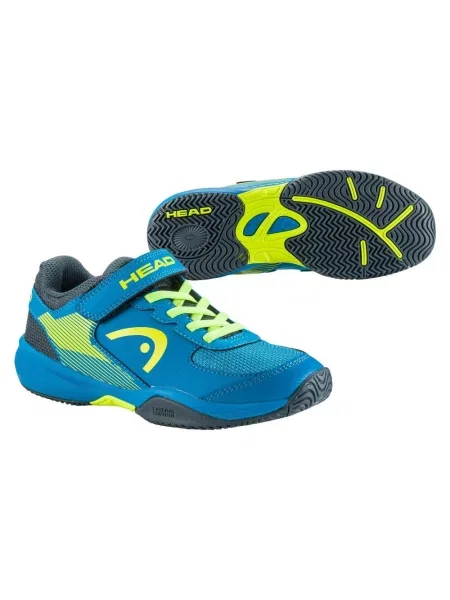 Buty do tenisa dla dzieci Head Sprint Velcro Kids niebieskie