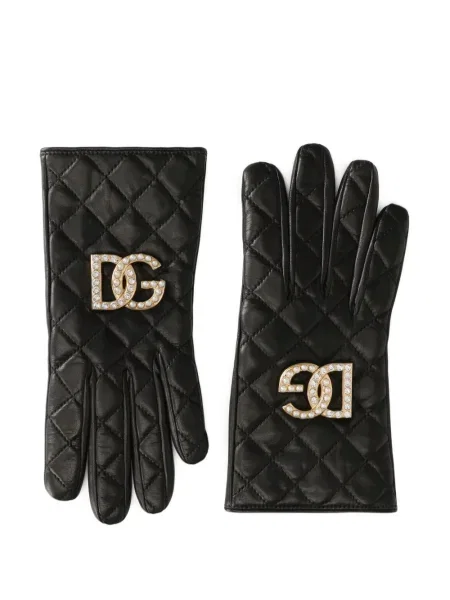 Mănuși Dolce & Gabbana din piele negru