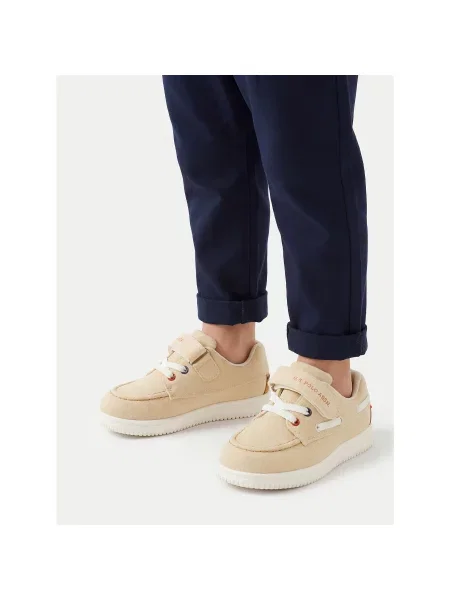 Детские туфли U.s. Polo Assn. бежевые