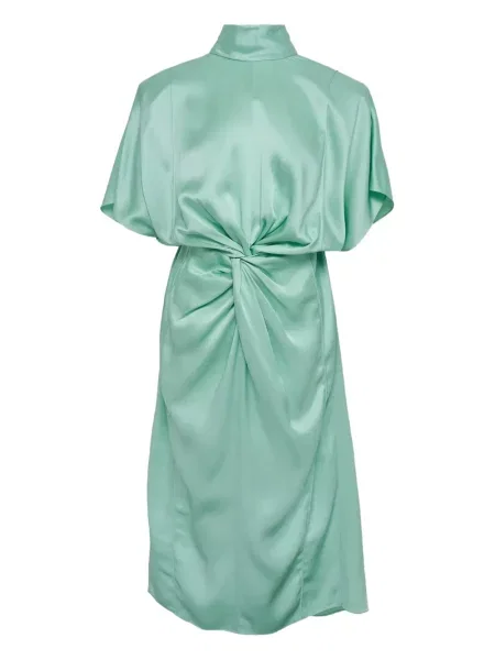 Rochie midi Stella Mccartney până la genunchi de costum verde