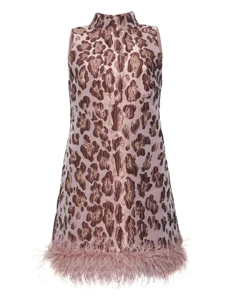 Sukienka midi Cara Cara do kolan garniturowa różowa