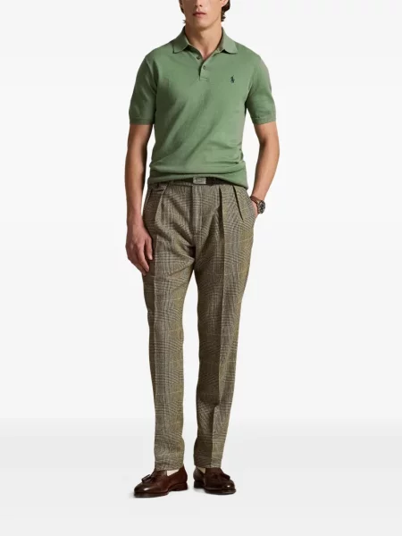 Slip de baie Polo Ralph Lauren alergare cu cordon cu imagine alb