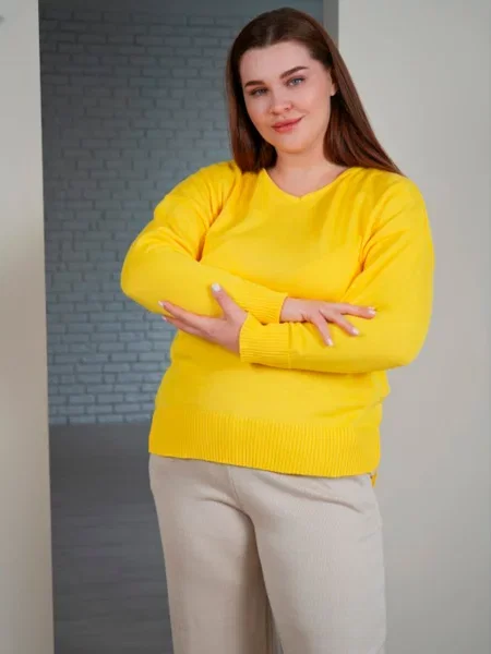 Свитер Nita желтый