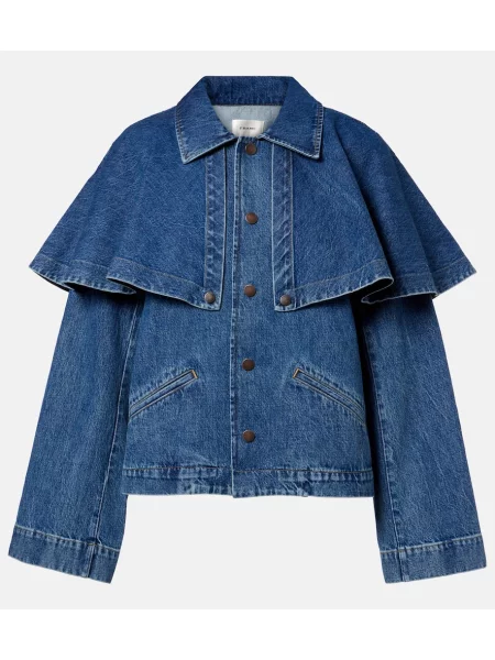 Kurtka jeansowa Frame niebieska