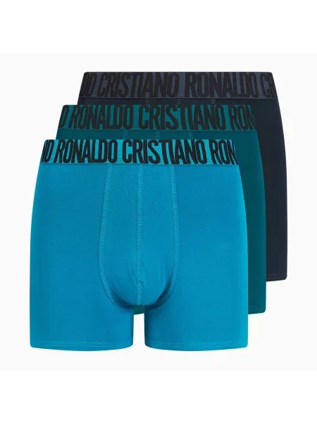Boxerky Basic Trunk 3 páry blue/navy černé