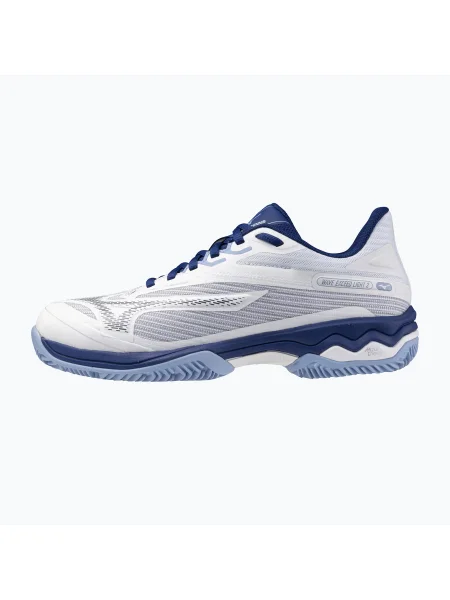 Női teniszcipő Mizuno Wave Exceed Light 2 CC fehér/ bellwether blue/ bel air blue Mizuno Wave Exceed Light 2 CC fehér/ bellwether blue/ bel air blue. Méret: 38 EU fehér