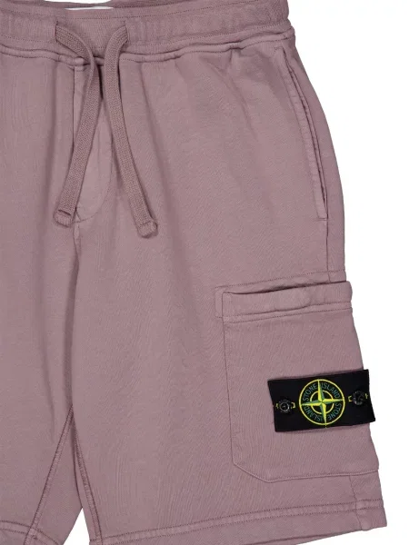 Kratke hlače kargo Stone Island kamenje ljubičasta
