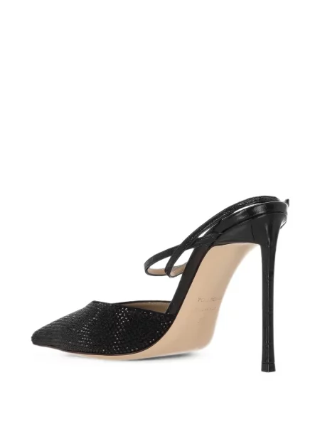 Pantofi cu toc Tom Ford slingback negru