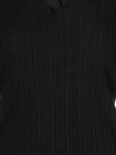 Lung top Agnona negru