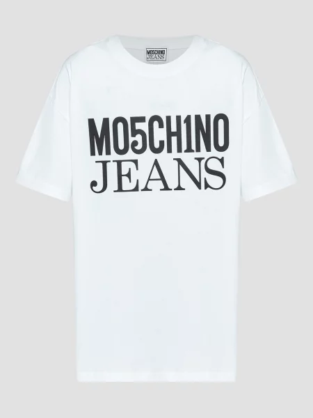 Футболка Moschino белая