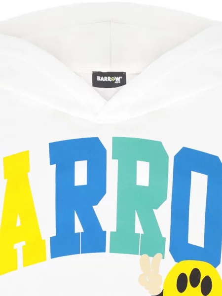 Bluza z kapturem dziecięca Barrow biała