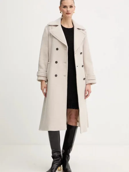 Luisa Spagnoli sukienka z dodatkiem wełny mini prosta czarny