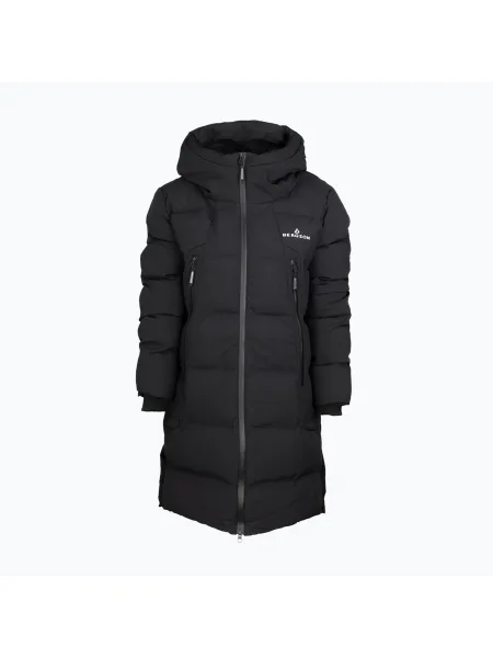 Дамско изолирано палто BERGSON Snow Leopard Primaloft black черно
