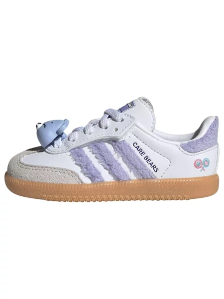 ADIDAS ORIGINALS Tenisice Care Bears Samba sivkasto bež / svijetloljubičasta bijela