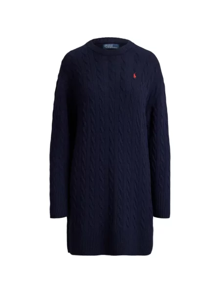 Велурени бягане с яка чорапи Polo Ralph Lauren синьо
