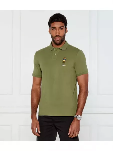 POLO RALPH LAUREN Tenisz póló | Custom slim fit zöld