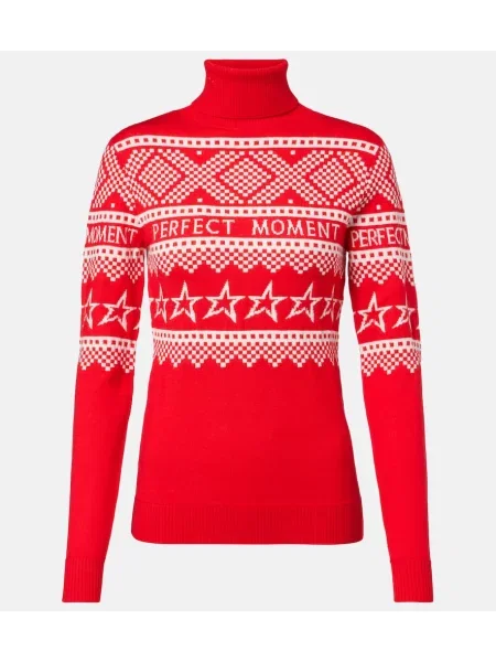 Golf golf Perfect Moment wełniany czerwony