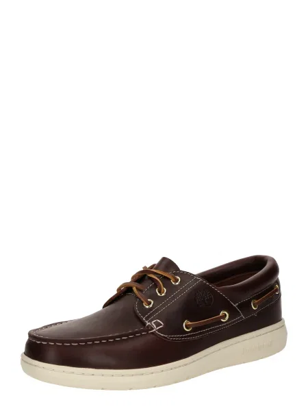 TIMBERLAND Mocasini burgundy roșu