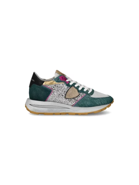 Buty do biegania Philippe Model skórzane do biegania szare