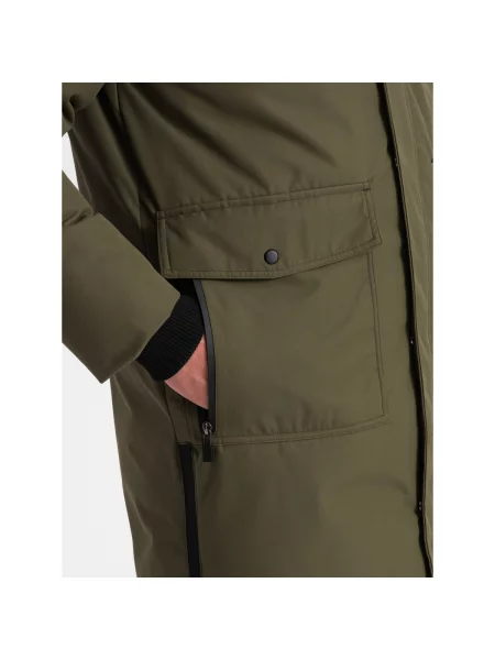 Textil Ombre parka Minniewallah tmavě olivová zelená