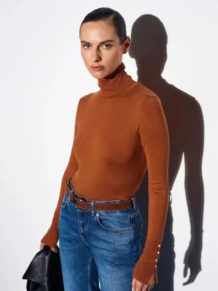 Dilvin Pulover Pullover devine dlake camel