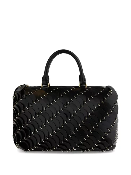 Geantă shopper Rabanne din piele negru