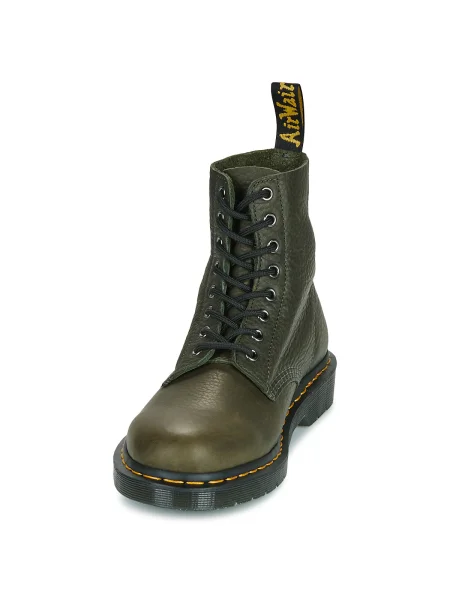 Botine Dr. Martens din piele verde